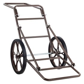 VEVOR Deer Cart, 500 LBS Capacity Folding Game Cart, Deer Cart Game Hauler with 17" Big Rubber Wheel & Ergonomic Handle