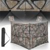 2-Panel See-Through Hunting Blind - Pop-Up Design with 3 Shoot Through Ports