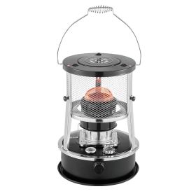 VEVOR 9000 BTU Portable Kerosene Heater & Stove, 2 in 1 Non-Electric Indoor Outdoor Heater with Adjustable Height & Flame & Easy Storage,for Camping