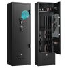 VEVOR 4 Gun Safe, Long Gun Cabinet for Rifles and Pistols, Quick Access Rifle Safe with 2 Ammo Slots, 2 Pistol Pockets & 2 Adjustable Racks
