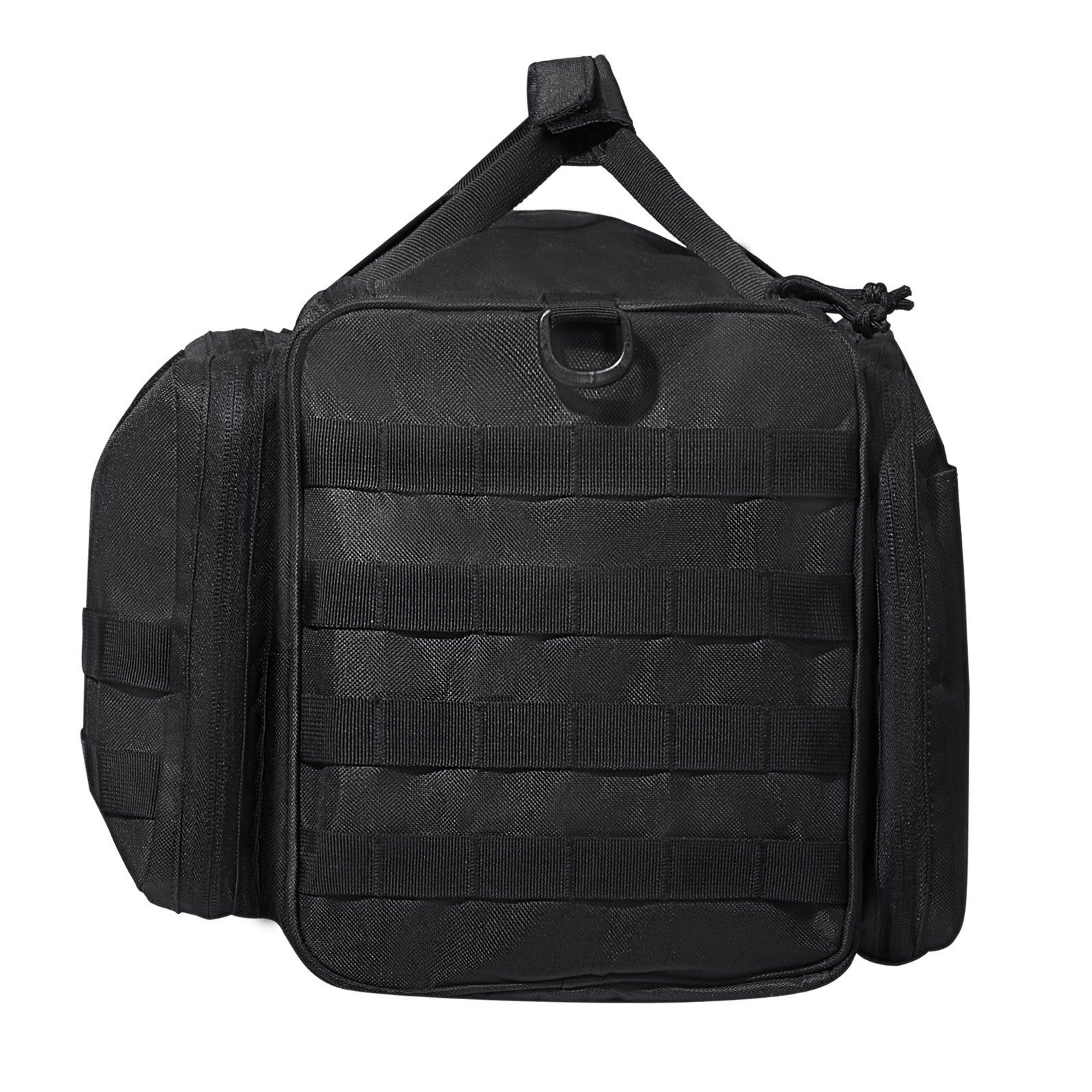 VEVOR Range Bag for 3 Pistols, Tactical Gun Range Bag with 2 Detachable Baffles & 6 Magazines