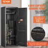 VEVOR 6-8 Rifles Gun Safe, Rifle Safe with Lock & Digital Keypad, Quick Access Tall Gun Storage Cabinet with Removable Shelf