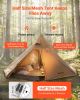 VEVOR Hot Tent for 4 Persons, Camping Tipi Hot Tents with Stove Jack & Inner Tent, Portable Winter Camping Tents with Snow Skirt, Easy Setup