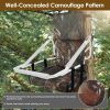 Foldable Tree Stand Seat Replacement Camouflage Waterproof Oxford Cloth Hunting Treestand Seat Cushion For Hunting Climber Deer Ladder