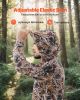 VEVOR Camo Hoodie, Large Size, Men Pullover Hooded Sweatshirt, Moisture Wicking & Breathable, Quick-dry, Hiking Fishing Shirt with Hood