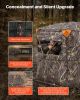 VEVOR Hunting Blind, 2-3 Person See Through Ground Blinds with Carrying Bag, 360 Degree Portable Camouflage Tent