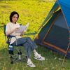 360Â° Swivel Portable Foldable Hunting Chair with Storage Pockets