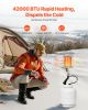 VEVOR Propane Tank Top Heater, 42000 BTU Rapid Heating 360-Degree Infrared Radiant Tank Top Gas Heater