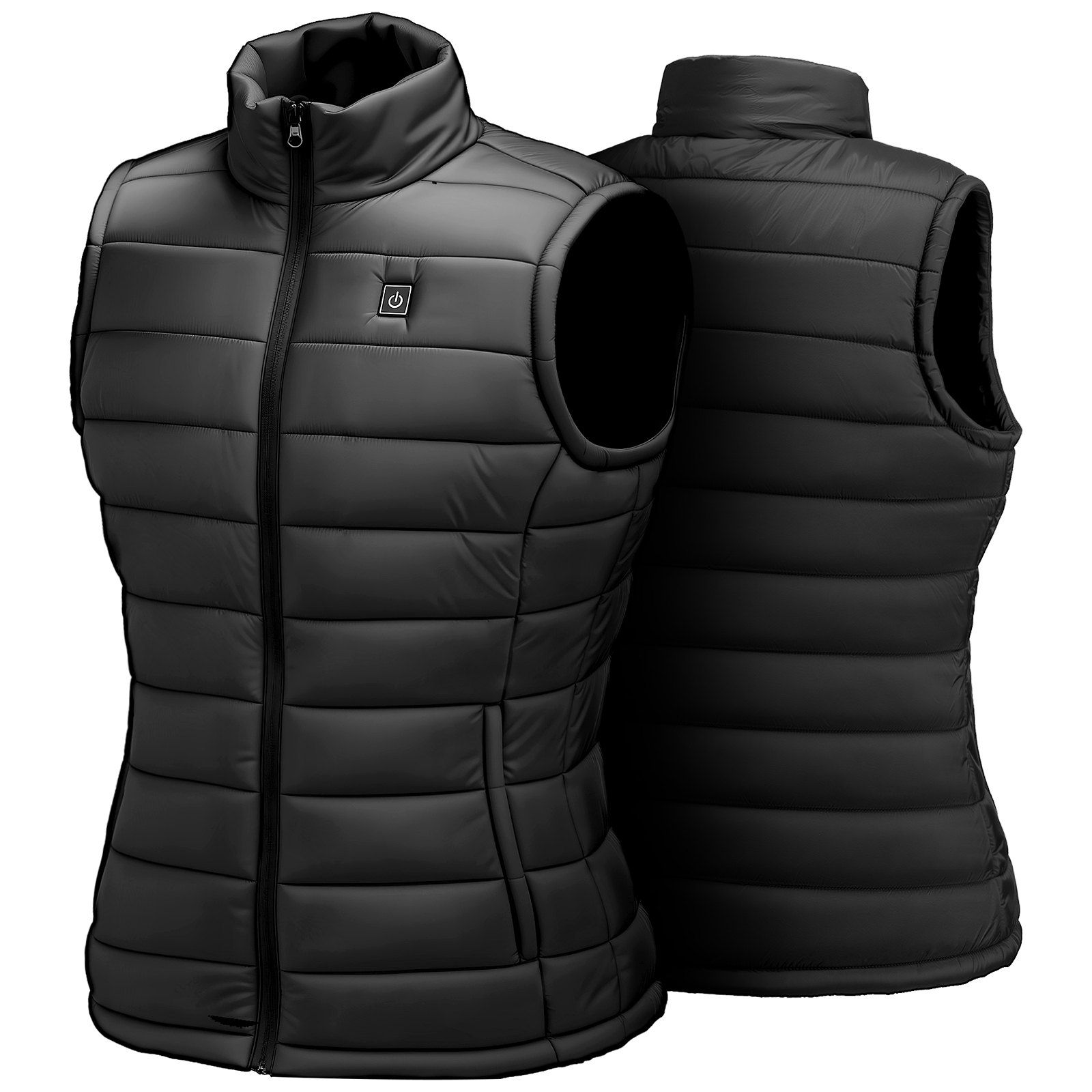 VEVOR Heated Vest, Women Electric Heating Vest with 16000 mAh Battery Pack, 8 Heating Zones Lightweight Rechargeable Winter-Vest with 3 Levels (default: Default)
