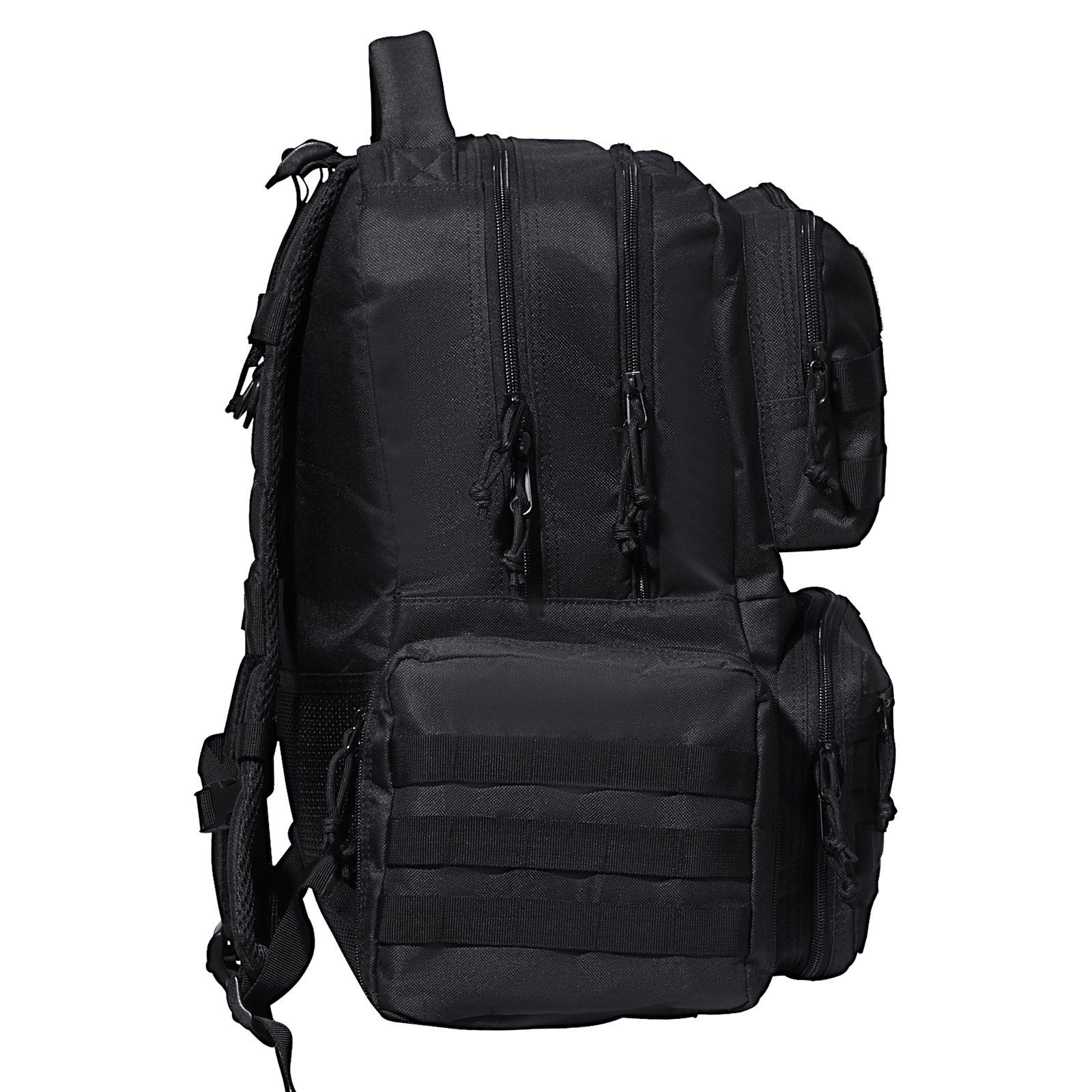 VEVOR Tactical Range Backpack for 6 Pistols, Gun Backpack with 6 Independent Pistol Bags & 10 Magazines, Pistol Backpack for Outdoor Hunting Shooting (product color: Black)