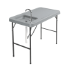 Folding Portable Fish Fillet & Hunting & Cutting Table with Sink Faucet