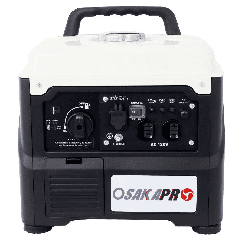 Portable 1200W Ultra-quiet Gas Engine Inverter Generator, EPA-compliant, With Eco-mode Function, Ultra-lightweight, Suitable For Home Backup And (Option: 1PC)